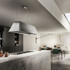 Elica PRF0171196 Ikona Maxxi Pure IX/F/120 Απορροφητήρας Νησίδα Ανακύκλωσης 120cm Inox